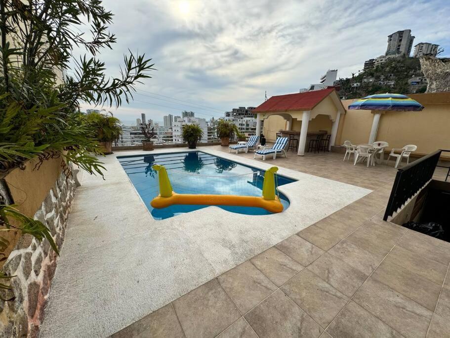 Blue Coast With Pool And Ocean View 10 To 35 P Villa Acapulco Exterior photo