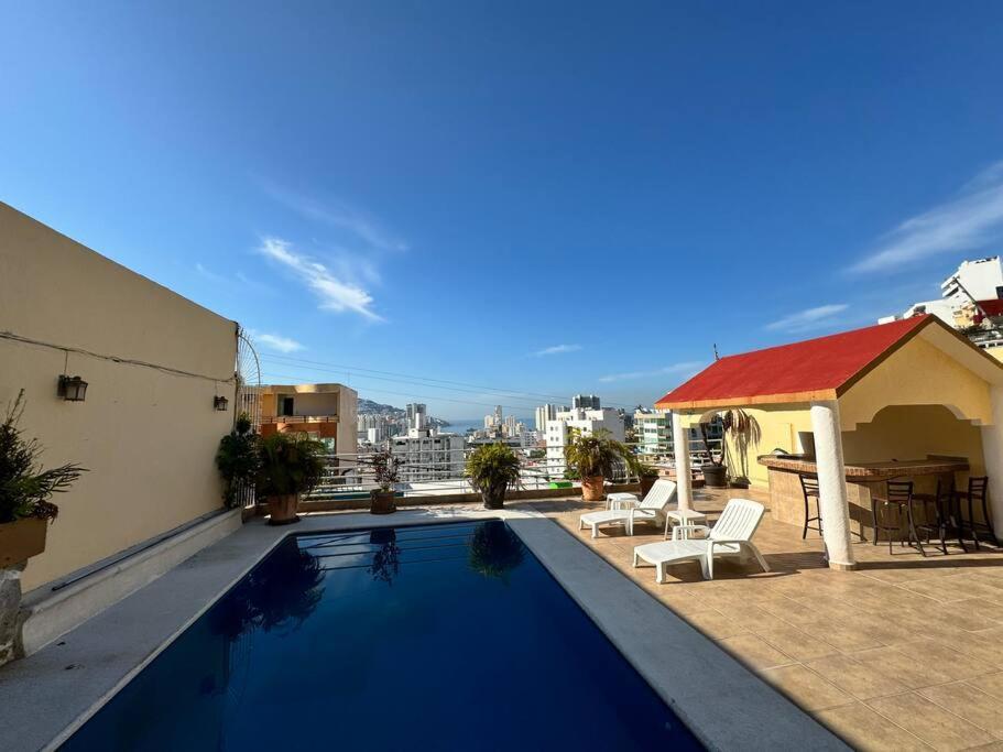 Blue Coast With Pool And Ocean View 10 To 35 P Villa Acapulco Exterior photo